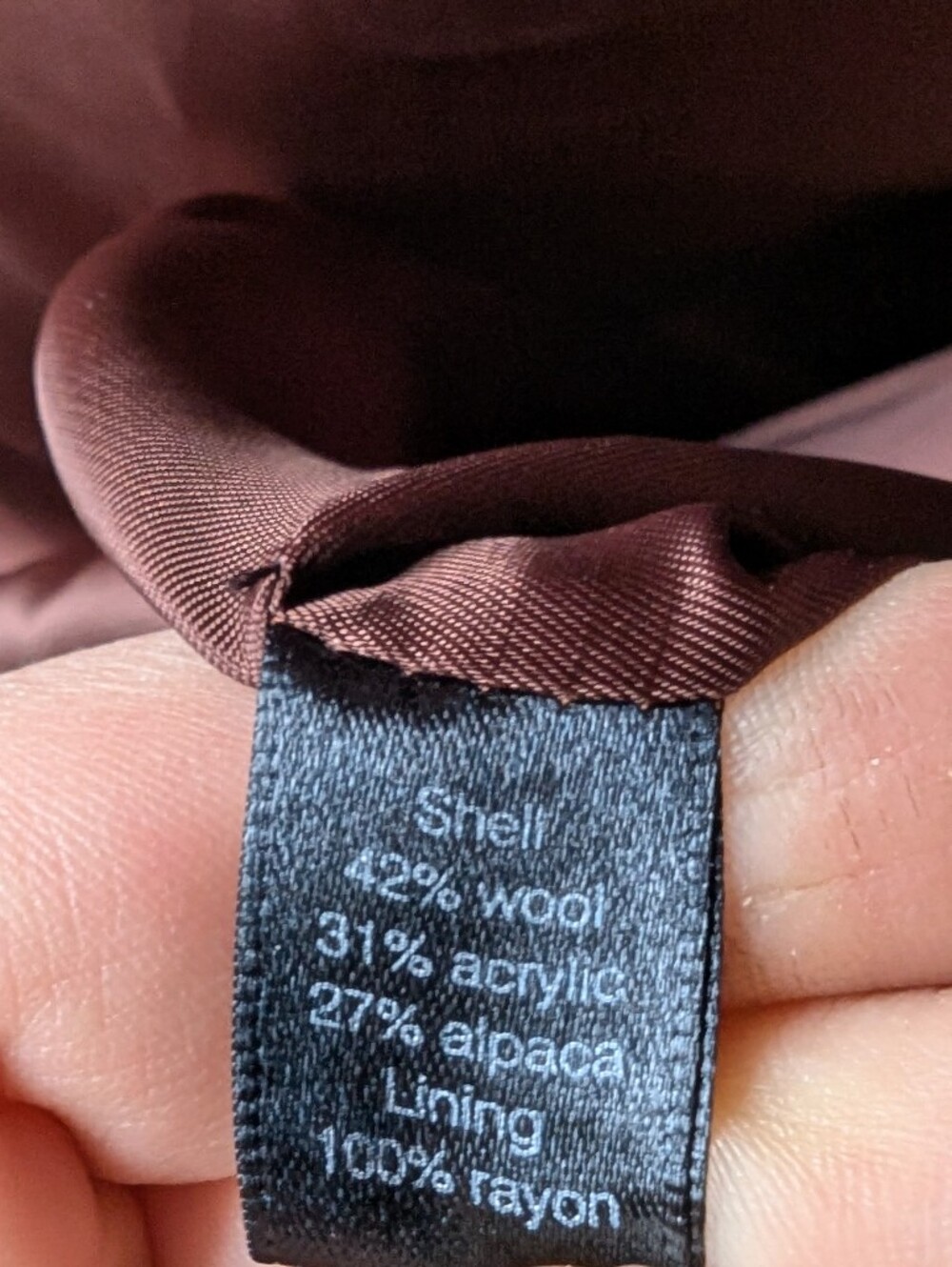 Luxury Peruvian Connection Fritzovia Wool Alpaca Soft Texture Large Collar - Picture 5 of 14
